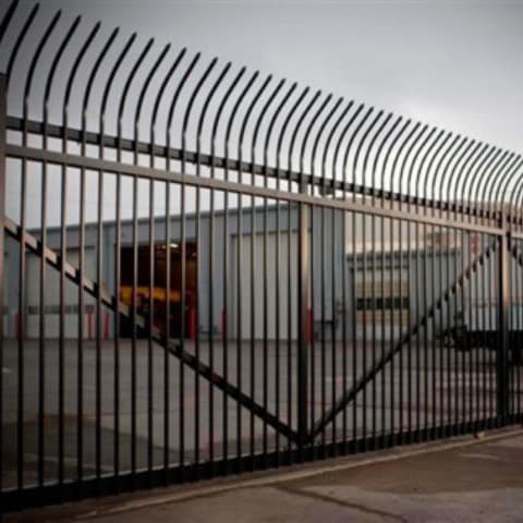 Commercial security fence installation in Atlanta, GA
