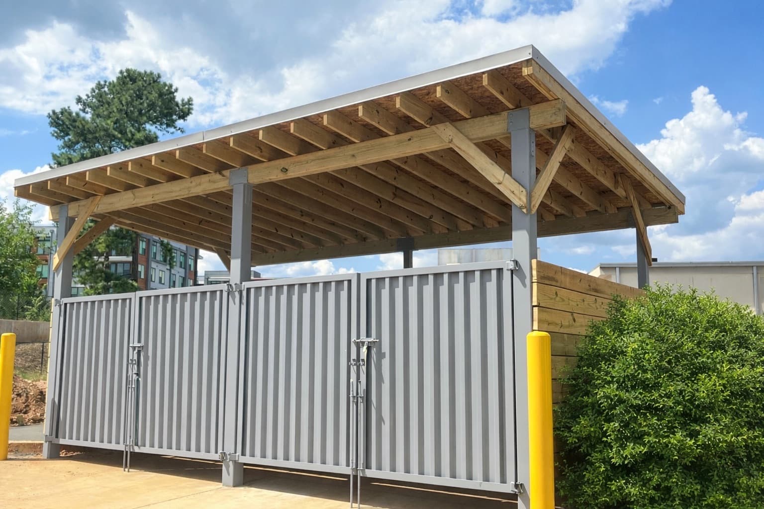Dumpster gates installation in Atlanta, GA