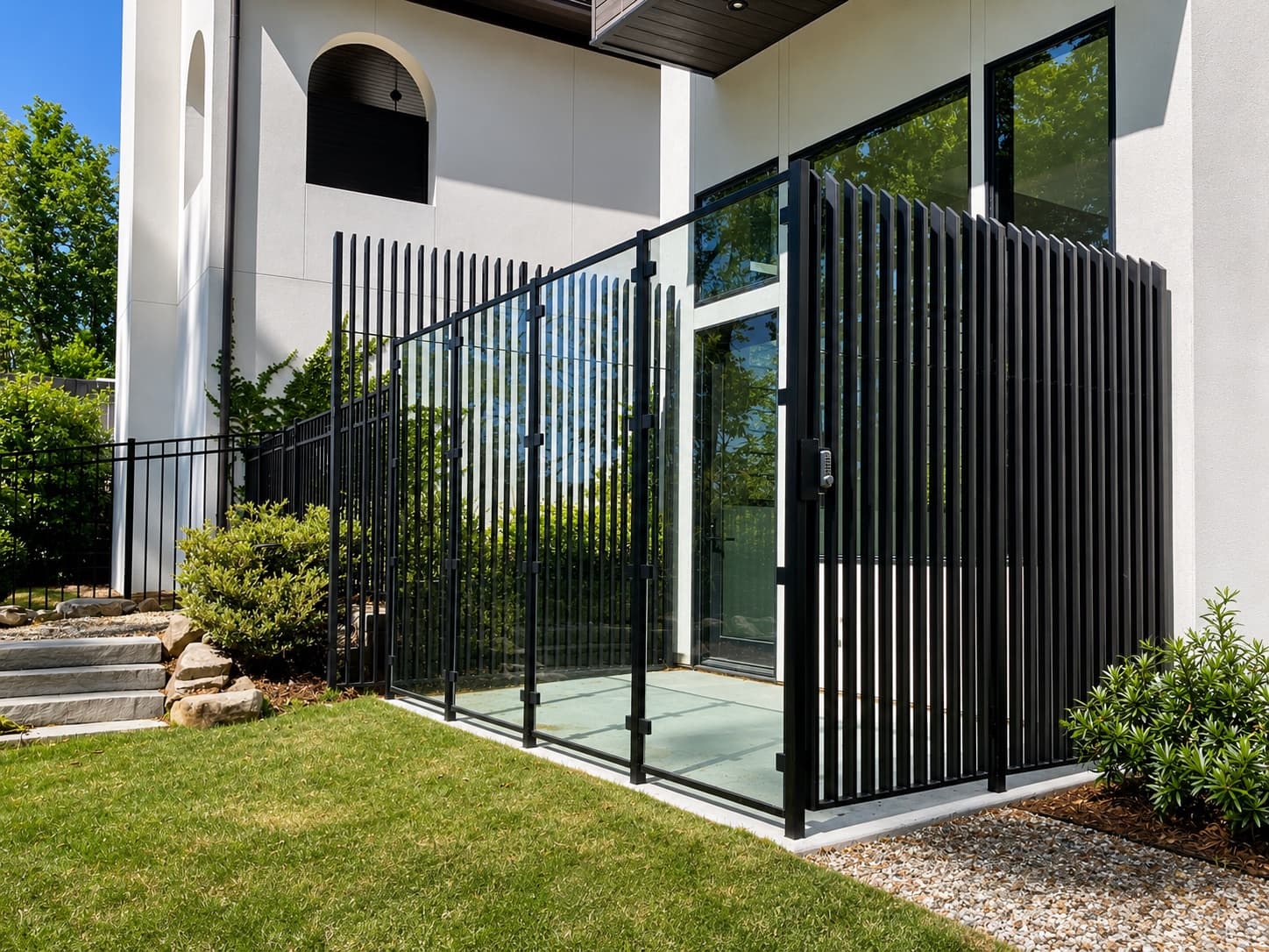 Custom residential fence installation in Atlanta, GA
