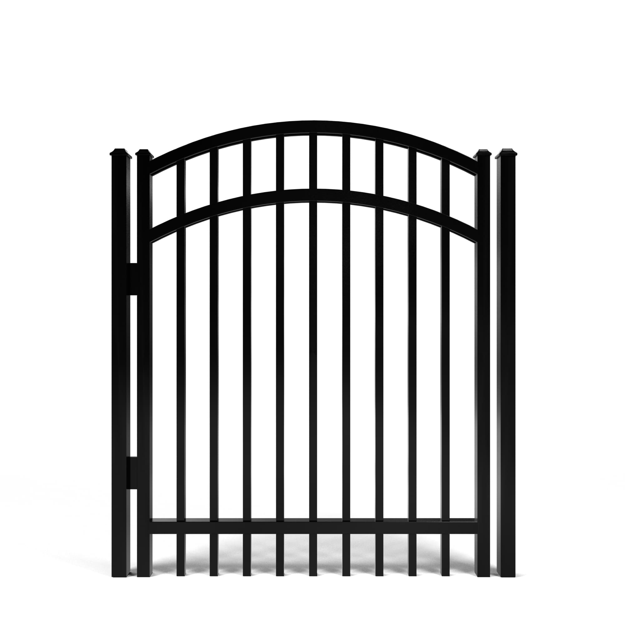 Aluminum walk gate kit for residential properties